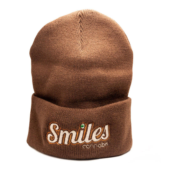 Logo Beanie in Brown