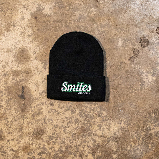 Logo Beanie in Black