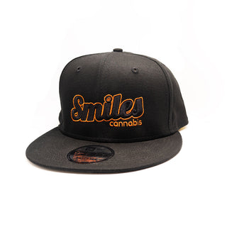 Logo Hat Black with Black/Orange Text